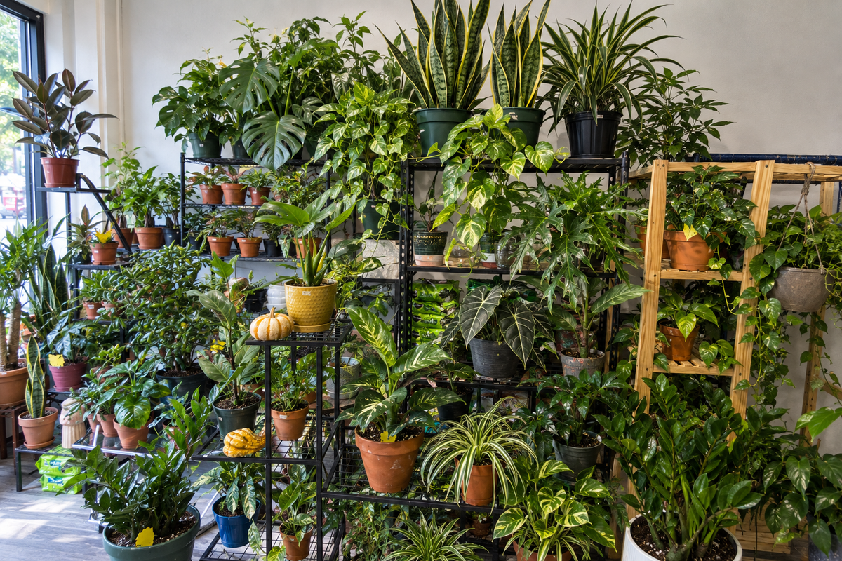 Interior view of Auntie Plant's House